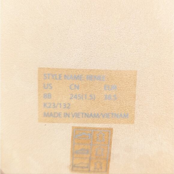 Kate Spade New York Renee Suede Block Heel Strappy Slingback Sandals Size 8 - Picture 11 of 11